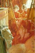 Anders Zorn les demoiselles schwartz Spain oil painting artist